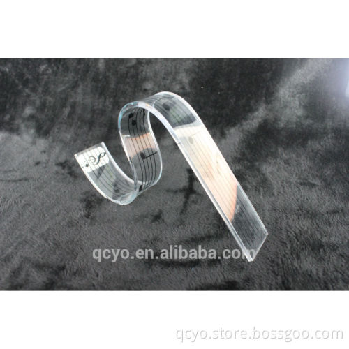 designed simple acrylic display for high-heel shoes